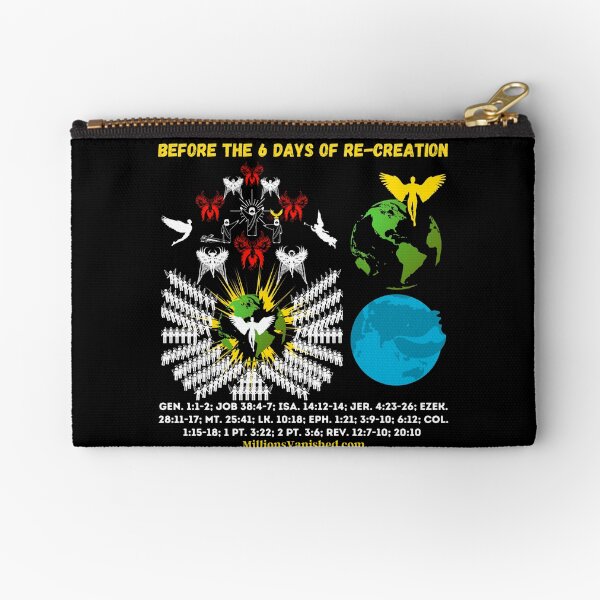Before the 6 Days of Re-Creation - Christian Zipper Pouch