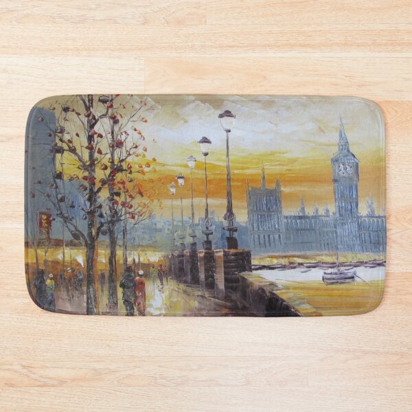 Item preview, Rainy Reflections: A City's Timeless Charm designed and sold by SweetMySpot.