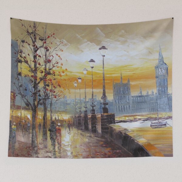 Item preview, Rainy Reflections: A City's Timeless Charm designed and sold by SweetMySpot.
