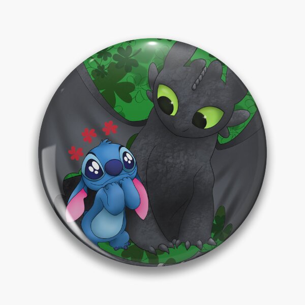 Item preview, Cute St Patrick’s Day Stitch and Toothless designed and sold by ambrosiazen.