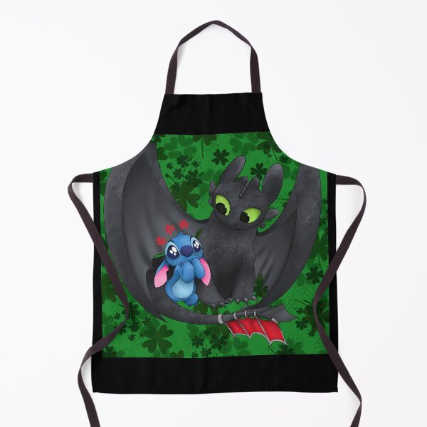 Item preview, Cute St Patrick’s Day Stitch and Toothless designed and sold by ambrosiazen.
