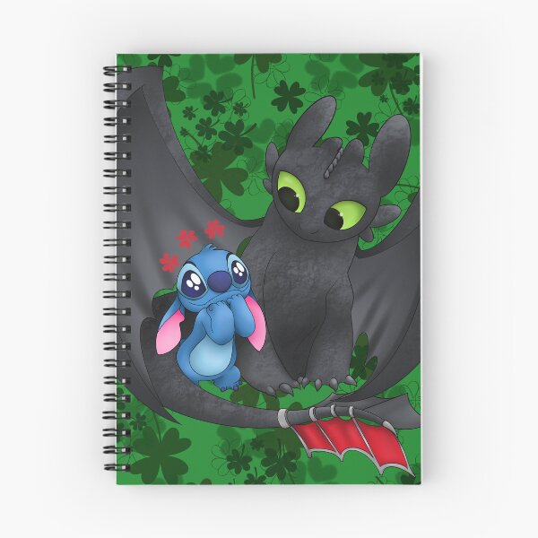 Item preview, Cute St Patrick’s Day Stitch and Toothless designed and sold by ambrosiazen.