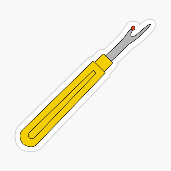 Item preview, Yellow seem ripper designed and sold by SunnyZips.