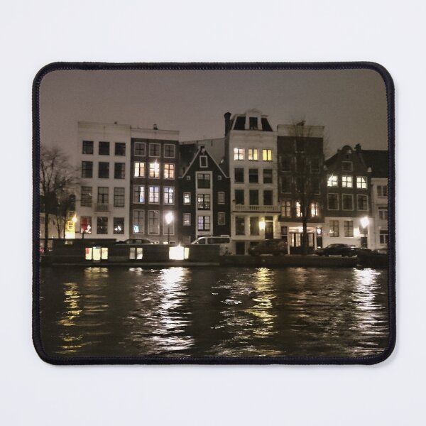 Item preview, Night-time in Amsterdam designed and sold by Owlies-Barn.