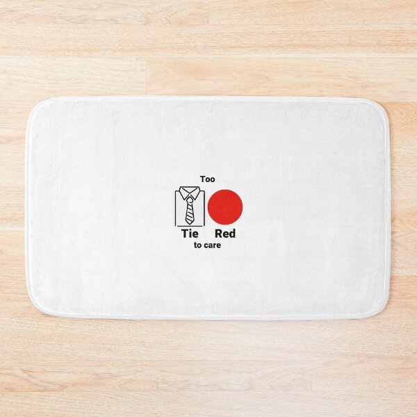 Item preview, Too TIE - RED | Too Tired to care Pun designed and sold by RouxHarbour.