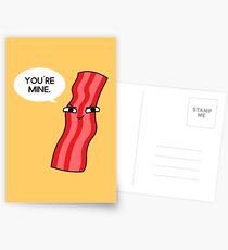 Possessive Bacon Postcards