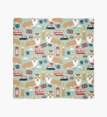 Corgi pattern london welsh corgi british anglophile cute dog breed art by pet friendly Scarf