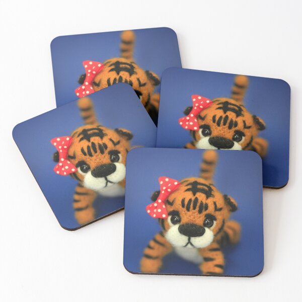 Item preview, Portrait of cute crocheting toy tiger designed and sold by olena2552.