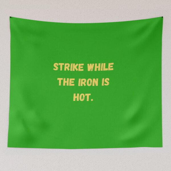 Aperçu de l'œuvre STRIKE WHILE THE IRON IS HOT. créée et vendue par LOUCAS6.