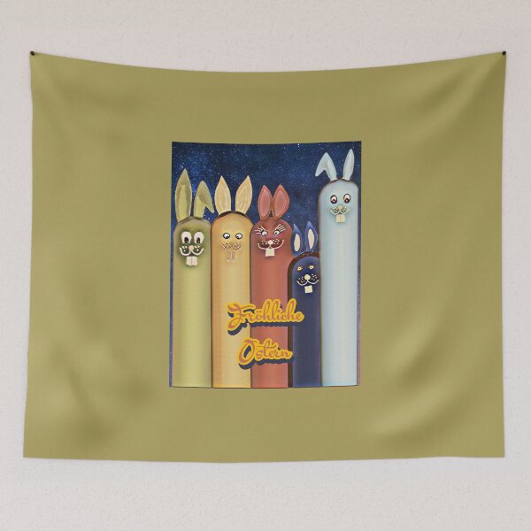 Item preview, Funny bunnies wish happy easter - comic book style designed and sold by kikidu21.