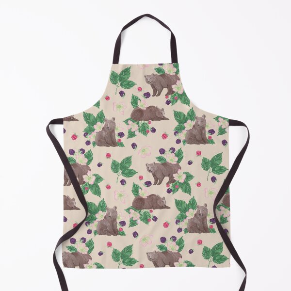 Item preview, Bears and Blackberries - Peach designed and sold by Marlee Rae Creates.
