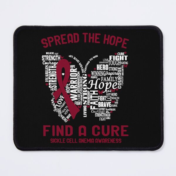 Item preview, Butterfly Ribbon Spread The Hope Find A Cure Sickle Cell Anemia Awareness designed and sold by Tadmab.