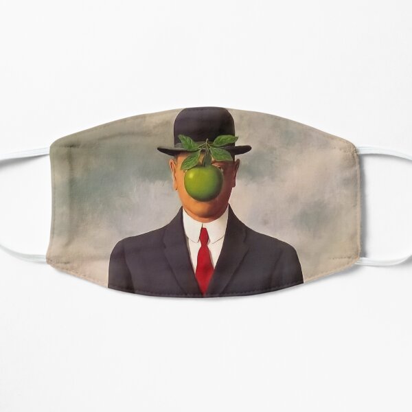 Rene Magritte - The Son of Man Flat Mask