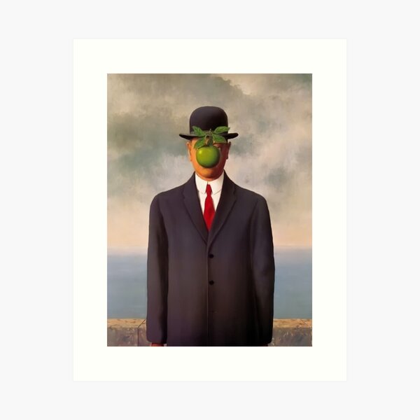 Rene Magritte - Der Menschensohn Kunstdruck