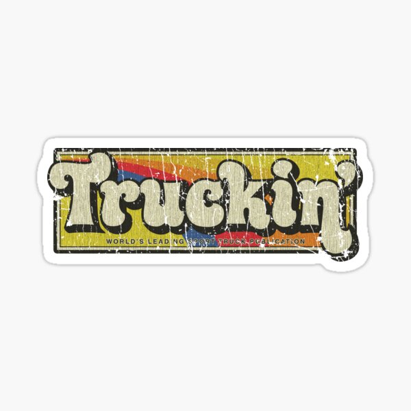 Truckin’ Magazine 1975  Sticker for Sale by AstroZombie6669