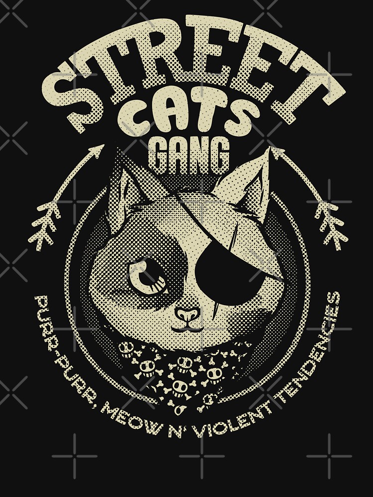 Cats in gangs t shirt hotsell