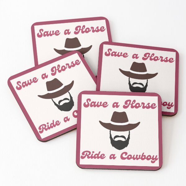 Item preview, Save a Horse Ride a Cowboy with a Beard Bachelorette Party Gear designed and sold by mainsqueezemar.