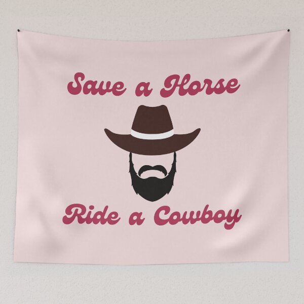 Item preview, Save a Horse Ride a Cowboy with a Beard Bachelorette Party Gear designed and sold by mainsqueezemar.
