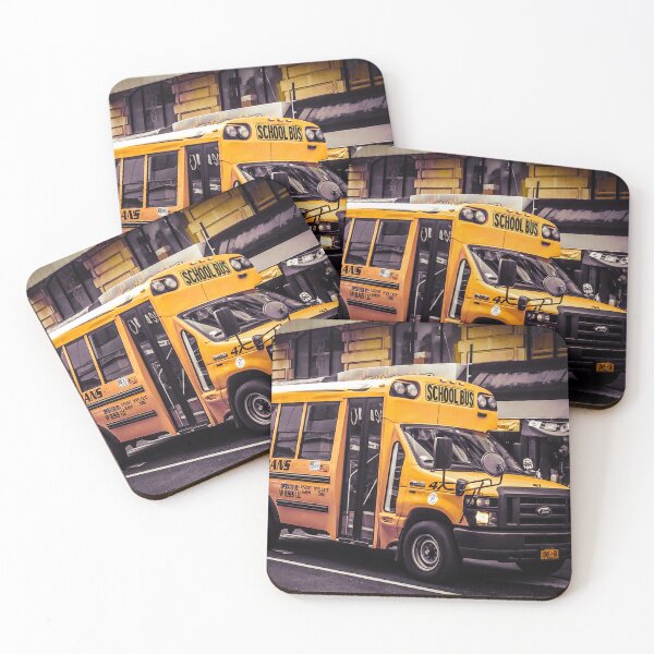 Item preview, School Bus, Manhattan, New York City  designed and sold by eleonoraingrid.
