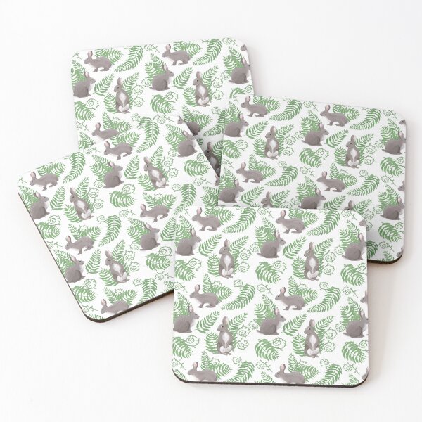 Item preview, Rabbits and Ferns designed and sold by Marlee Rae Creates.