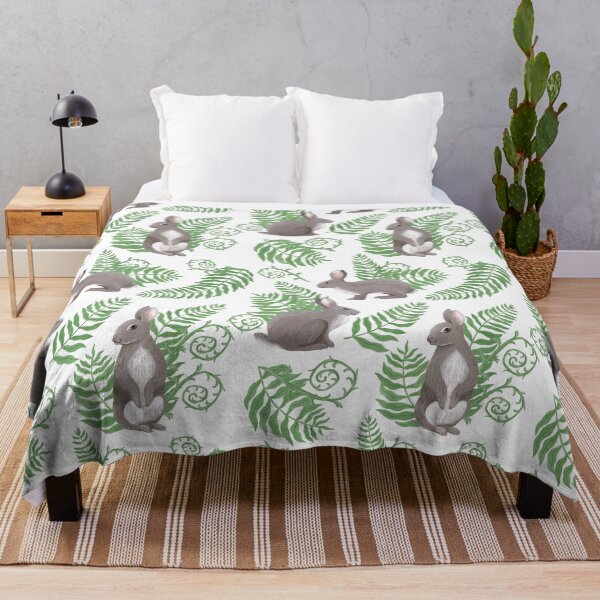 Item preview, Rabbits and Ferns designed and sold by Marlee Rae Creates.
