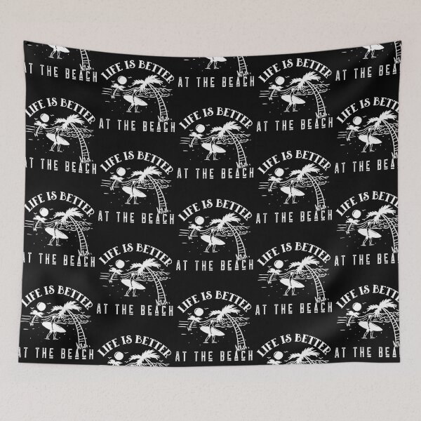 Item preview, Life Is Better At The Beach Surfer designed and sold by LadySaltwater.