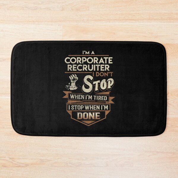 Artikelvorschau, Corporate Recruiter T-Shirt - Ich höre auf, wenn ich Job-Geschenkartikel-T-Stück erledigt habe entworfen und verkauft von paneczkopat.