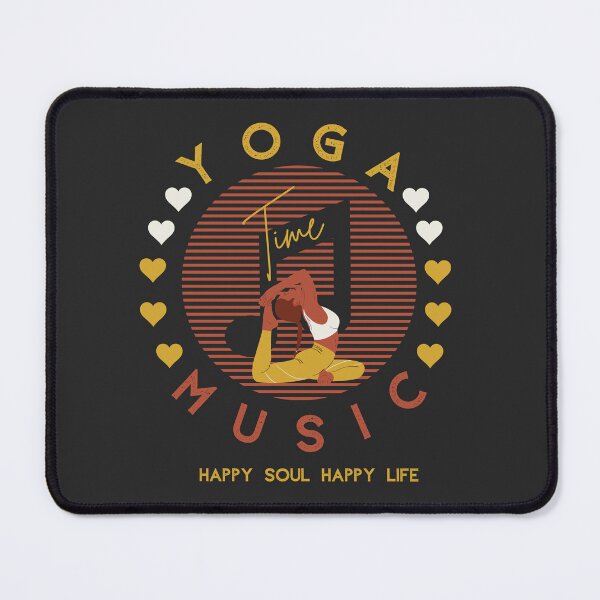 Item preview, Yoga time quote,Yoga Time and Music,Happy Soul Happy life designed and sold by behappysiempre.