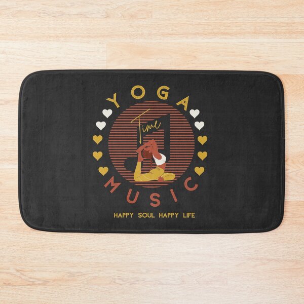 Item preview, Yoga time quote,Yoga Time and Music,Happy Soul Happy life designed and sold by behappysiempre.