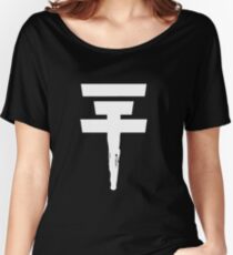 Tokio Hotel Logo (white, once) Women's Relaxed Fit T-Shirt