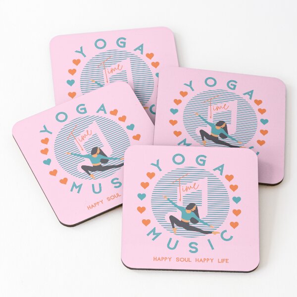 Item preview, Yoga time quote,Yoga Time and Music,Happy Soul Happy life designed and sold by behappysiempre.