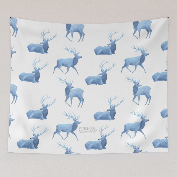 Item preview, Blue Elks designed and sold by Marlee Rae Creates.