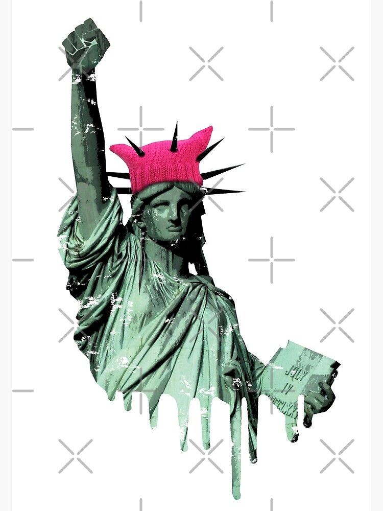 "Resist Statue of Liberty" Poster by f22design Redbubble