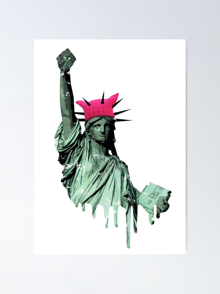 "Resist Statue of Liberty" Poster by f22design Redbubble