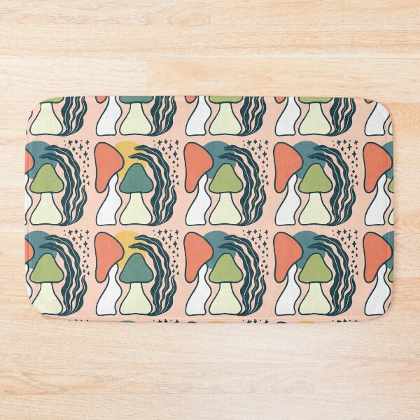 Item preview, Magical Mushroom Retro Pattern designed and sold by Haley Schulz.