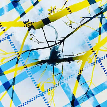 Artwork thumbnail, Trash In The Tree (Pattern) by Liz Bajo Designs