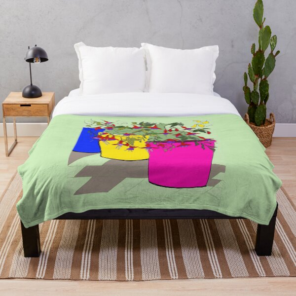 Item preview, Fushia Potted Plants designed and sold by Karen Harding Art and Illustration .