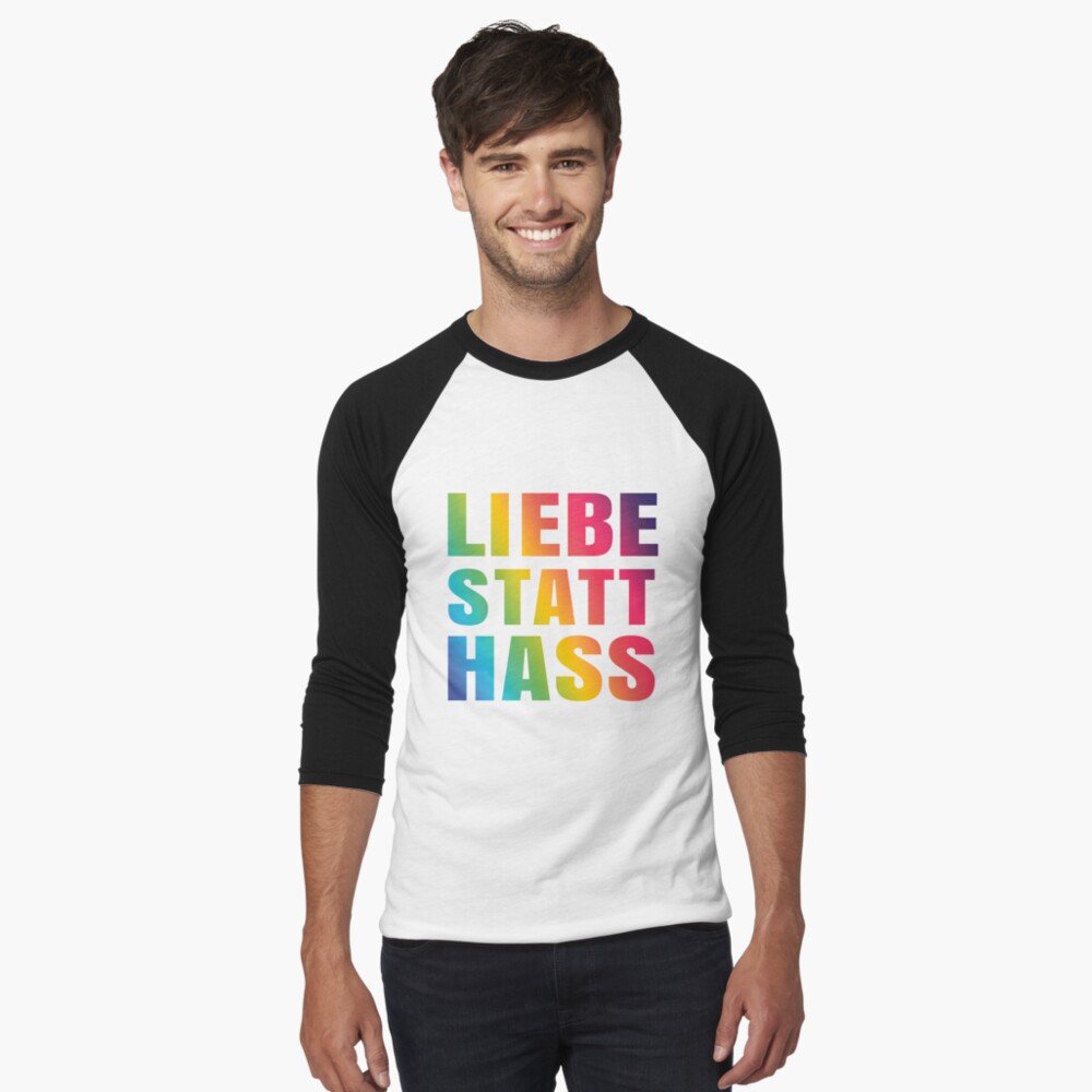 Artikel-Vorschau von Baseballshirt mit 3/4-Arm, designt und verkauft von ImNotBusyBerlin.