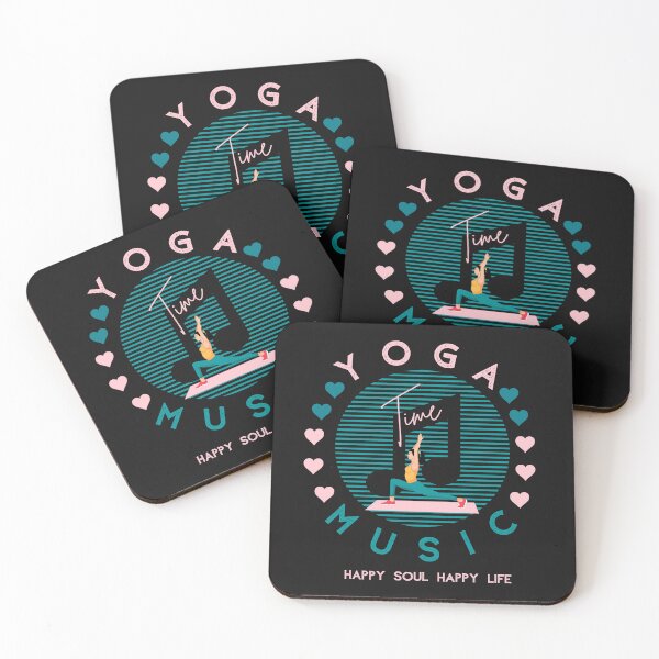 Item preview, Yoga time quote,Yoga Time and Music,Happy Soul Happy life designed and sold by behappysiempre.