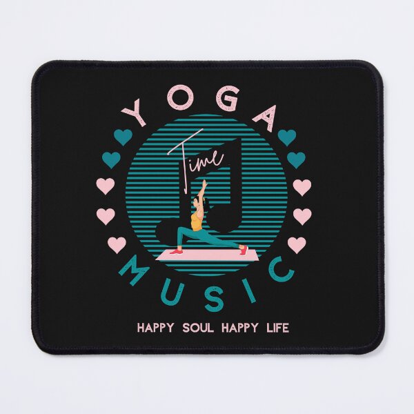 Item preview, Yoga time quote,Yoga Time and Music,Happy Soul Happy life designed and sold by behappysiempre.