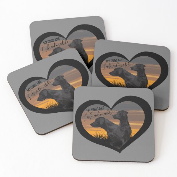 Item preview, Labradorable Labradors in a heart designed and sold by LifeCrush.