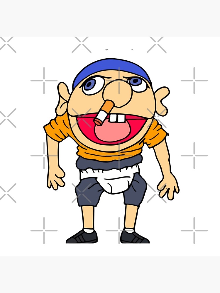 "Jeffy Funny Puppet, SML 2 , Supermariologan" Photographic Print for