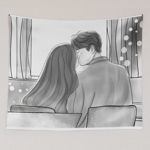 Item preview, All of us are dead, kiss scene, manga version #ChoiNamRa #LeeSooHyuk designed and sold by BeccaKenDesigns.
