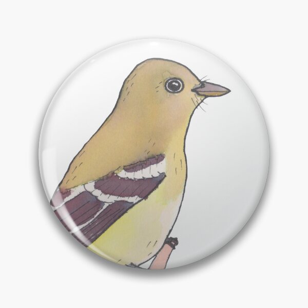 Item preview, Acadian Flycatcher bird species art designed and sold by TheWaterBirds.