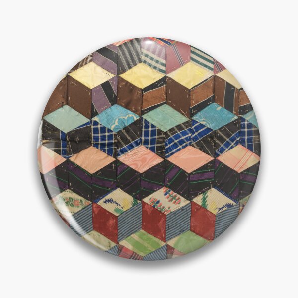 Item preview, Tumbling Block Quilted Pattern designed and sold by CatbellyDesigns.