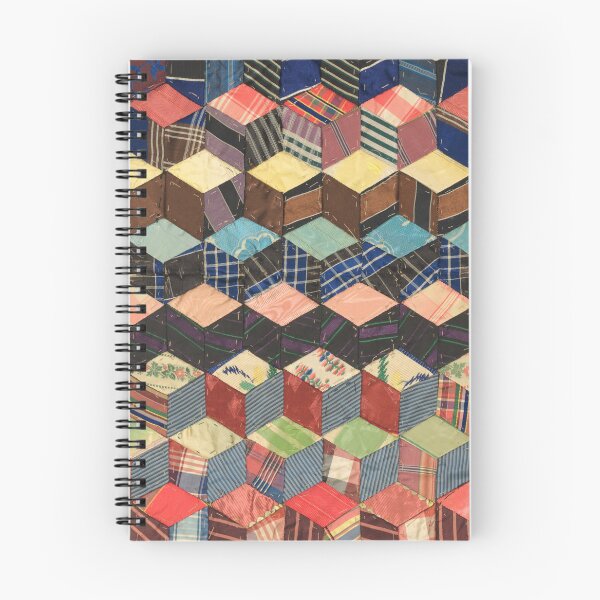 Item preview, Tumbling Block Quilted Pattern designed and sold by CatbellyDesigns.