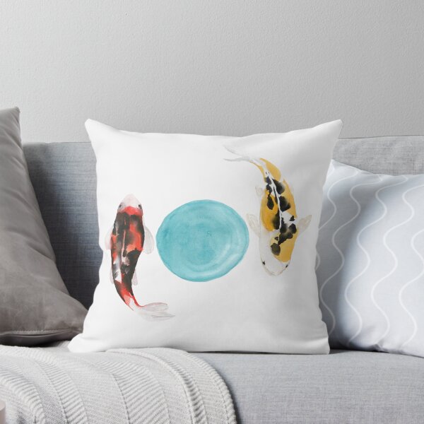 Item preview, Hydro Flask sticker - waterbottle stickers - Japanese koi fish with ocean blue watercolor circle | sticker pack designed and sold by Vane22april.