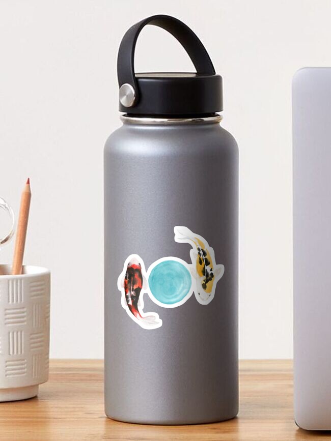 Light blue hydro flask 2024 stickers