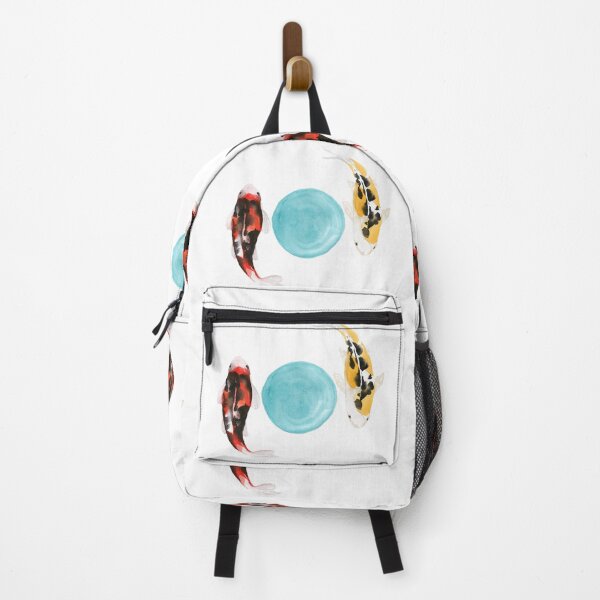 Item preview, Hydro Flask sticker - waterbottle stickers - Japanese koi fish with ocean blue watercolor circle | sticker pack designed and sold by Vane22april.
