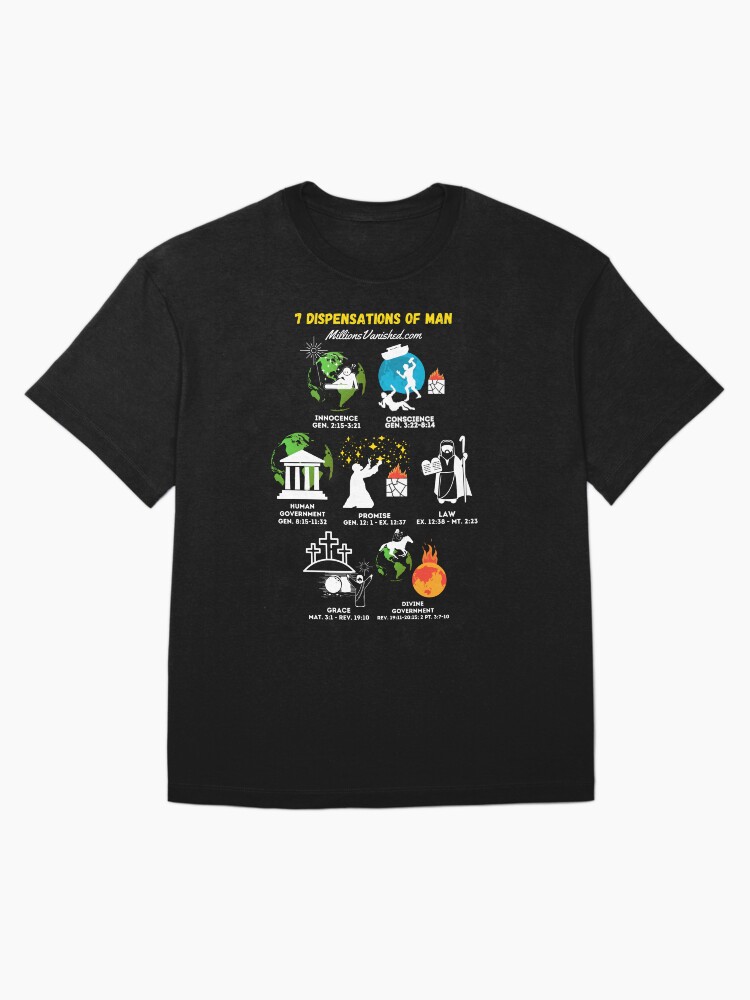 Thumbnail 3 of 7, Oversized T-Shirt, 7 Dispensations of Man - Christian  designed and sold by 1thes416.